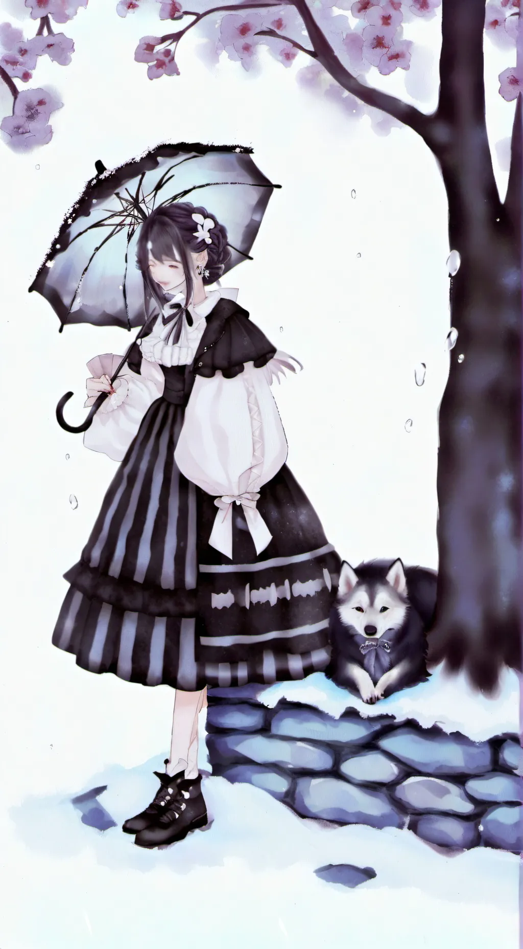 ai character: just a ai irl background