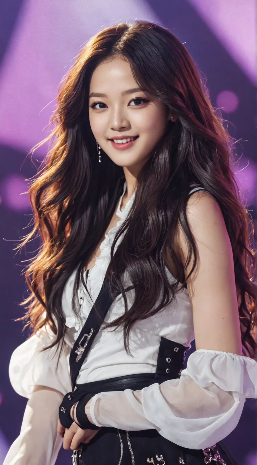 ai character: Blackpink Rose background