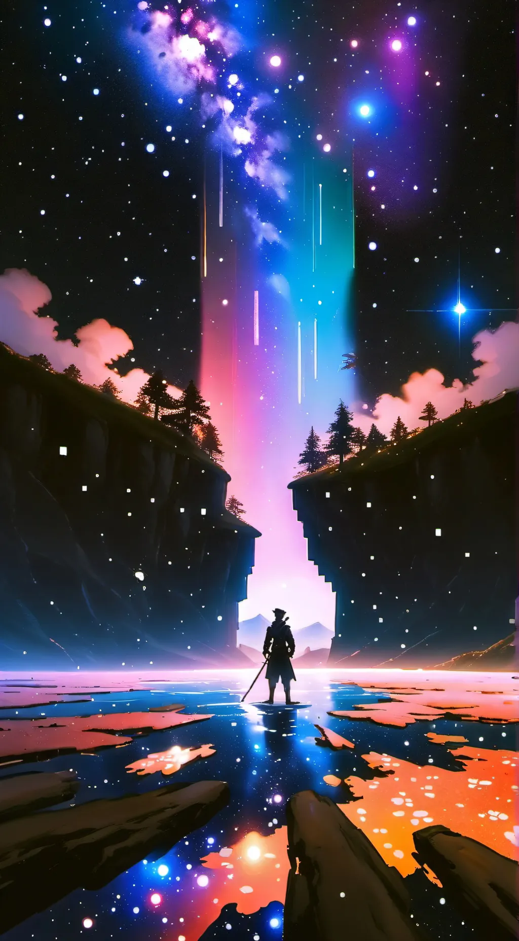 ai character: Dsmp road trip  background