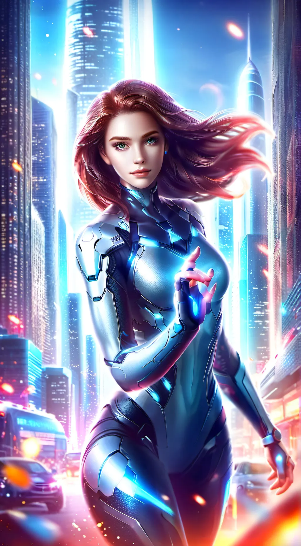 ai character: Sylvia Skye background