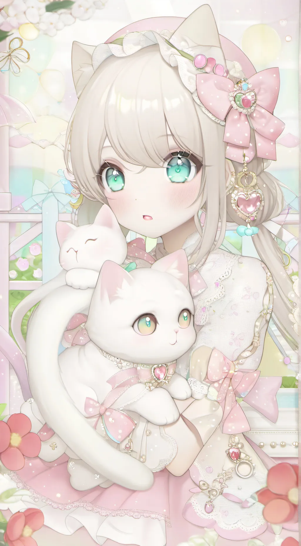 ai character: Mha Cat hybrid background
