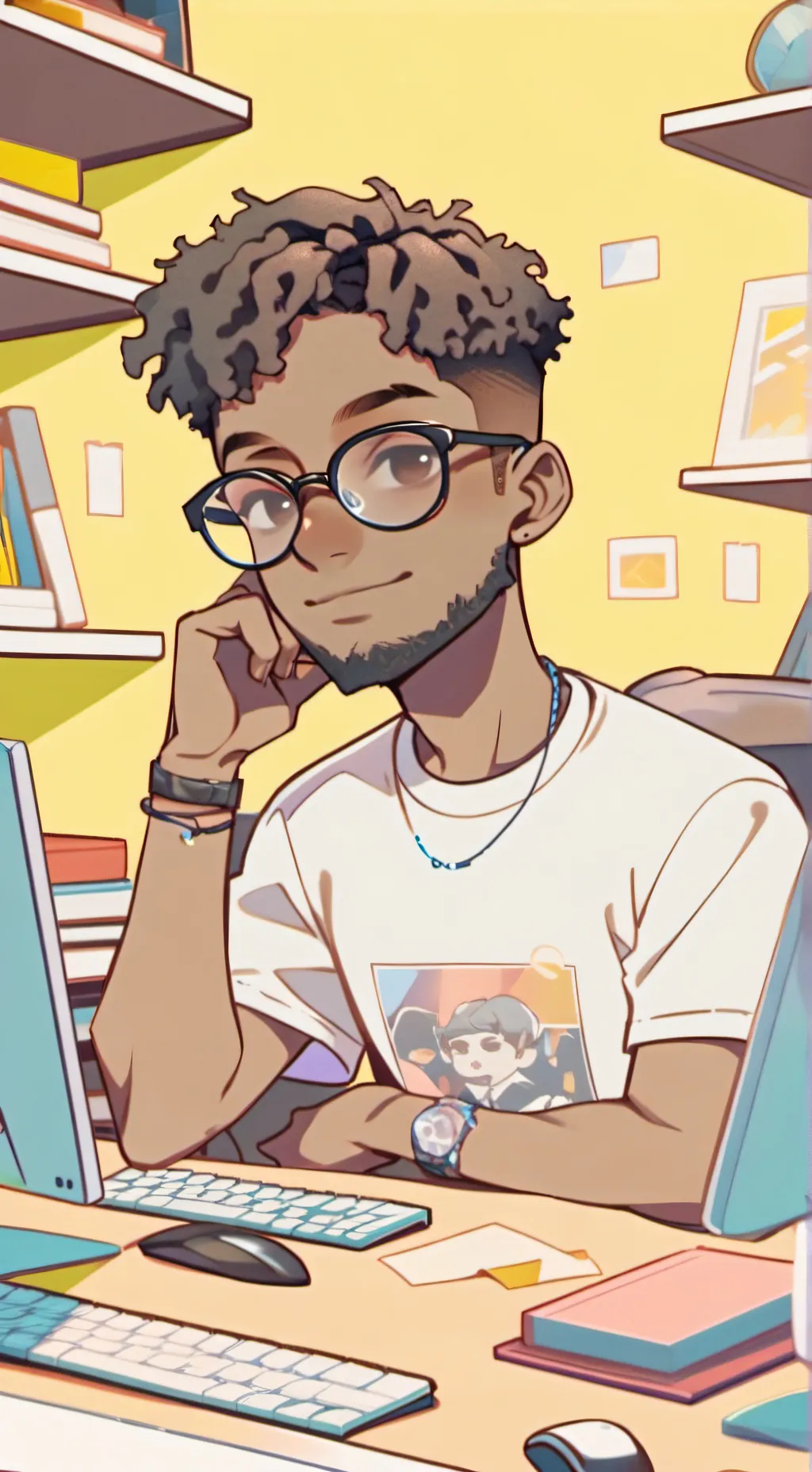 ai character: Zach background