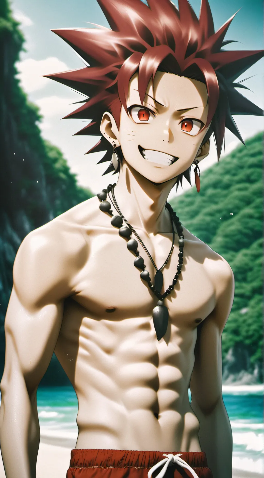 ai character: Eijiro Kirishima background