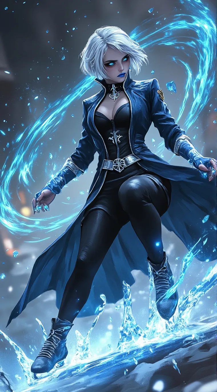 ai character: Killer frost background