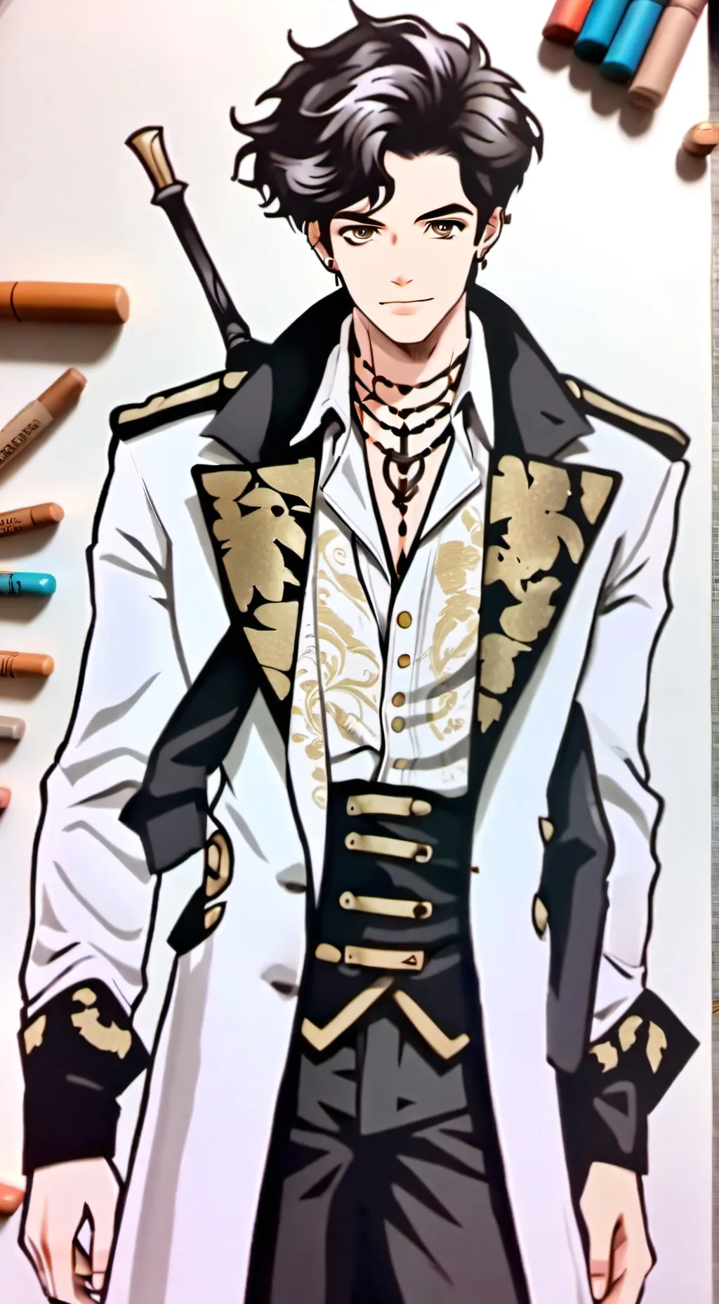 ai character: Legacy×descendant background