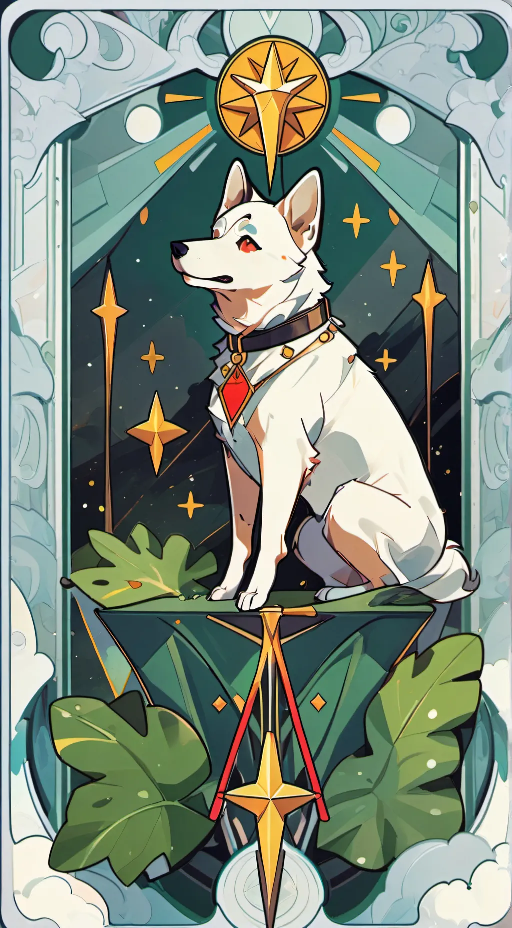 ai character: gehegeh background
