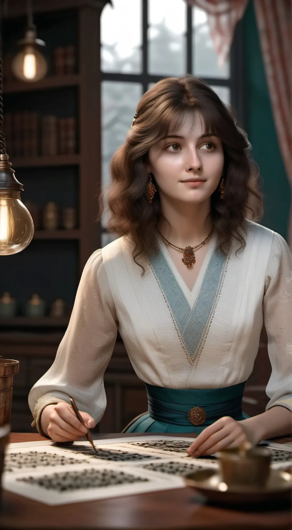 ai character: Ally background