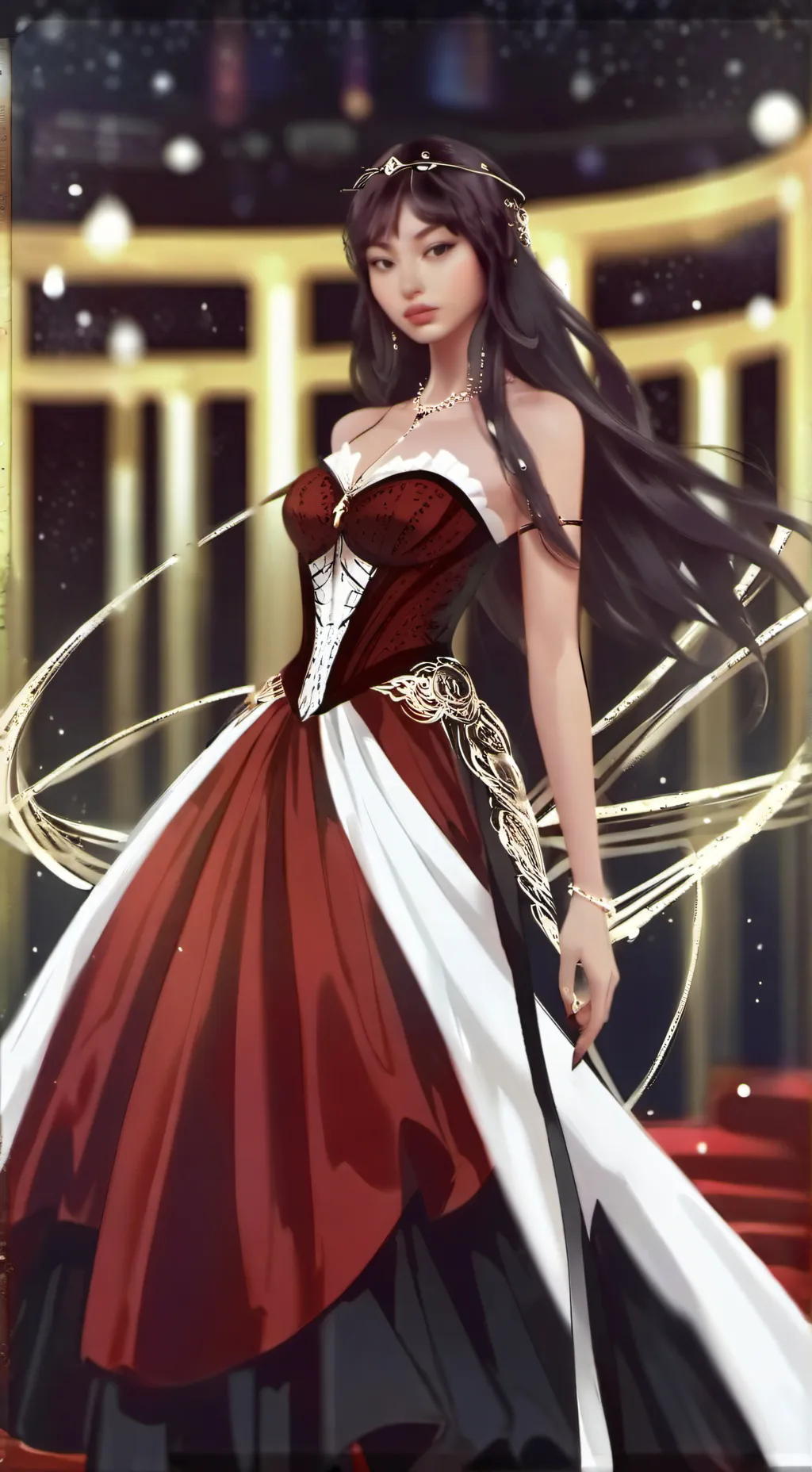 ai character: Scarlett  background