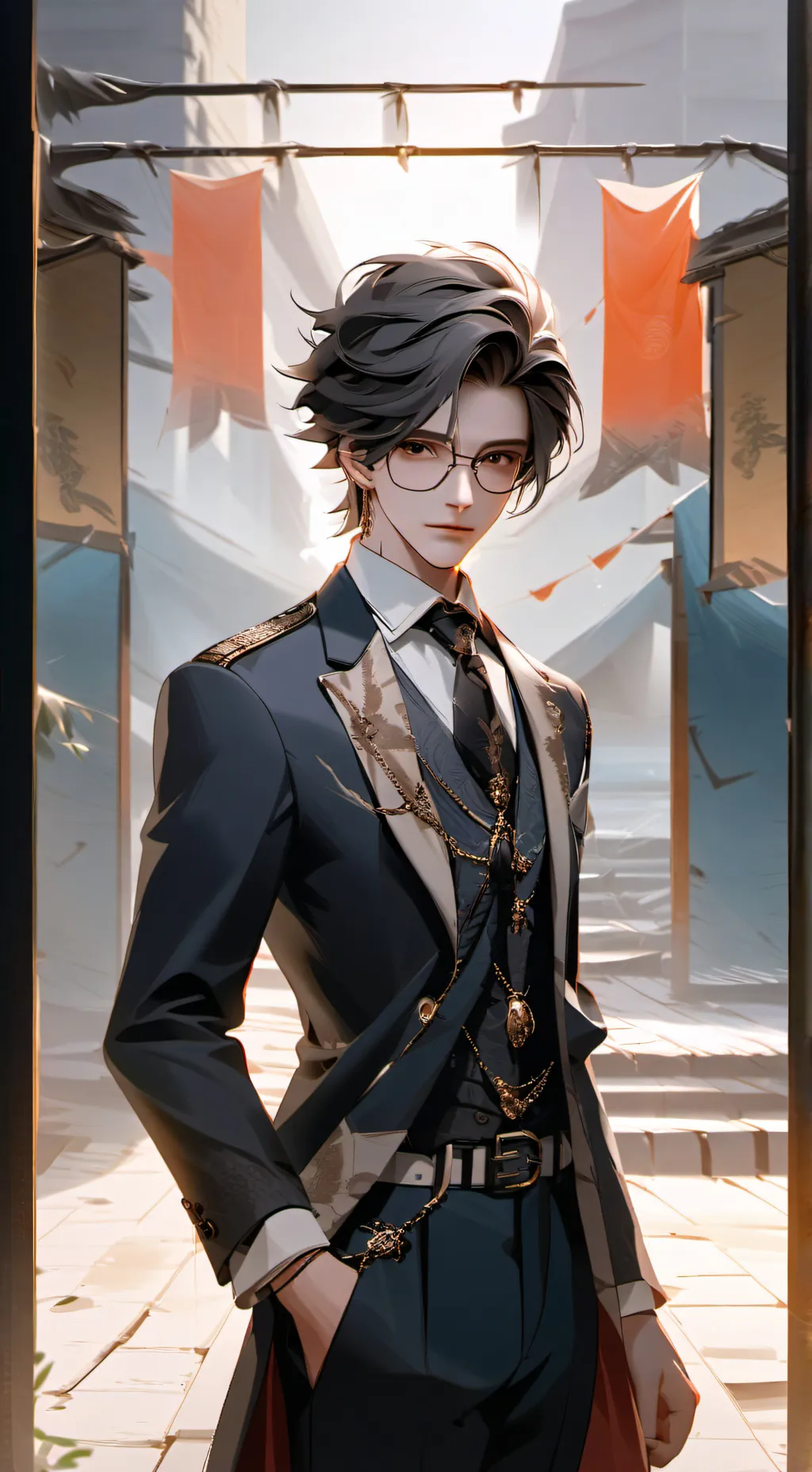 ai character: Gojo Satoru background