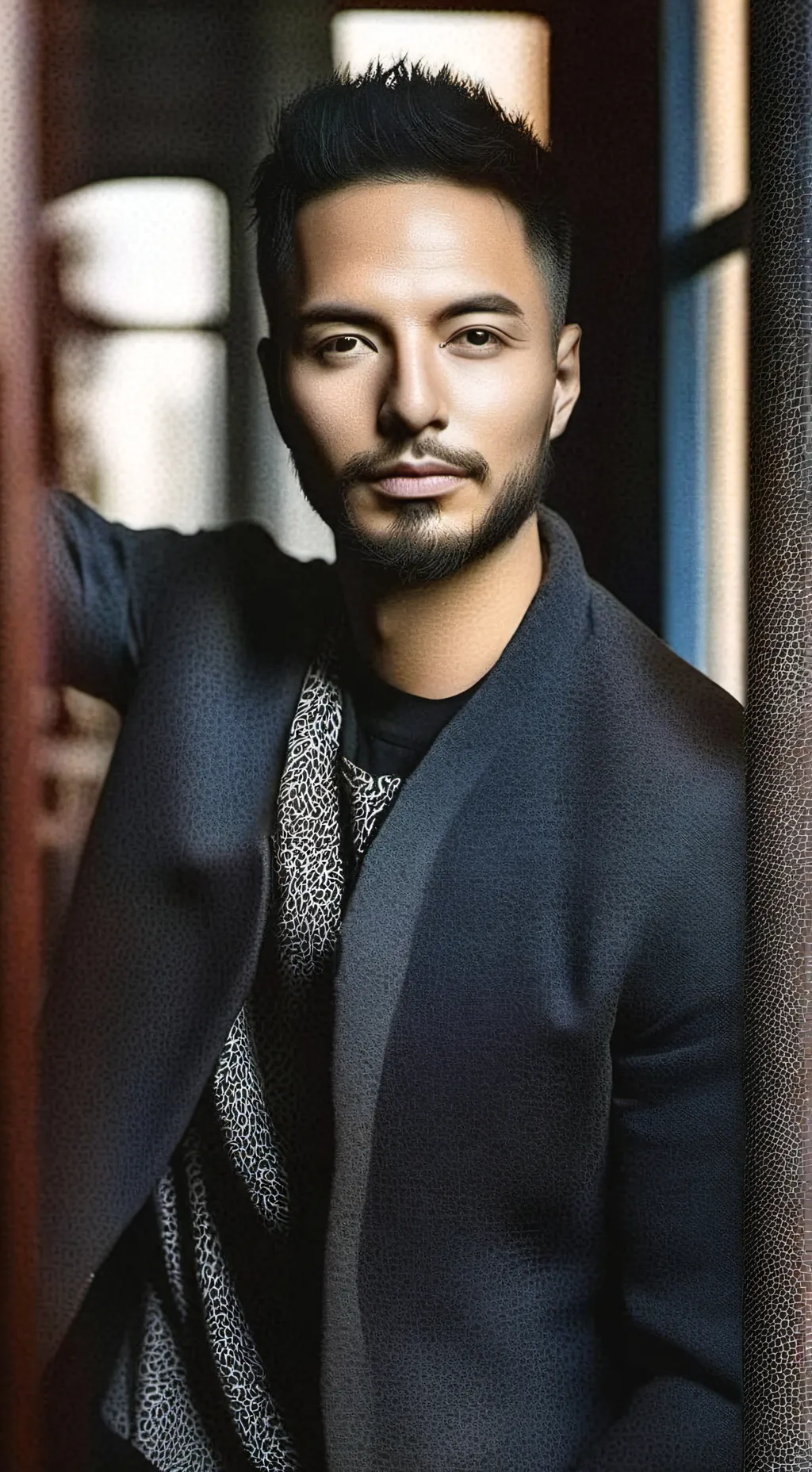 ai character: J Balvin  background