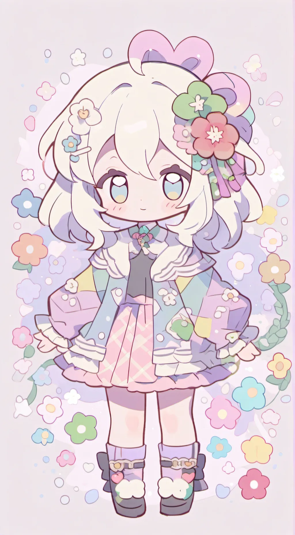 ai character: Dw but their kids  background