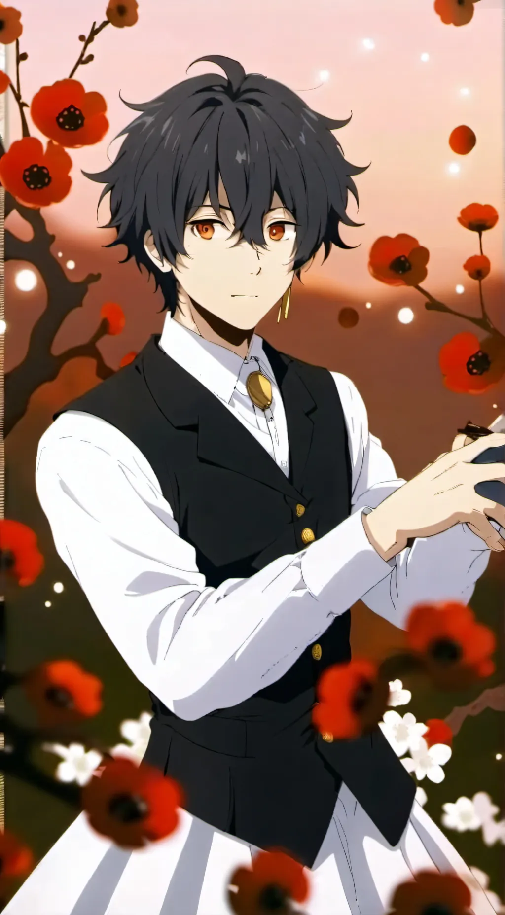 ai character: Raven(Gilbert) background