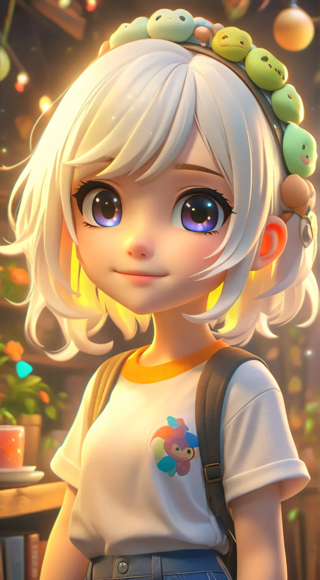 ai character: New kid (2) background