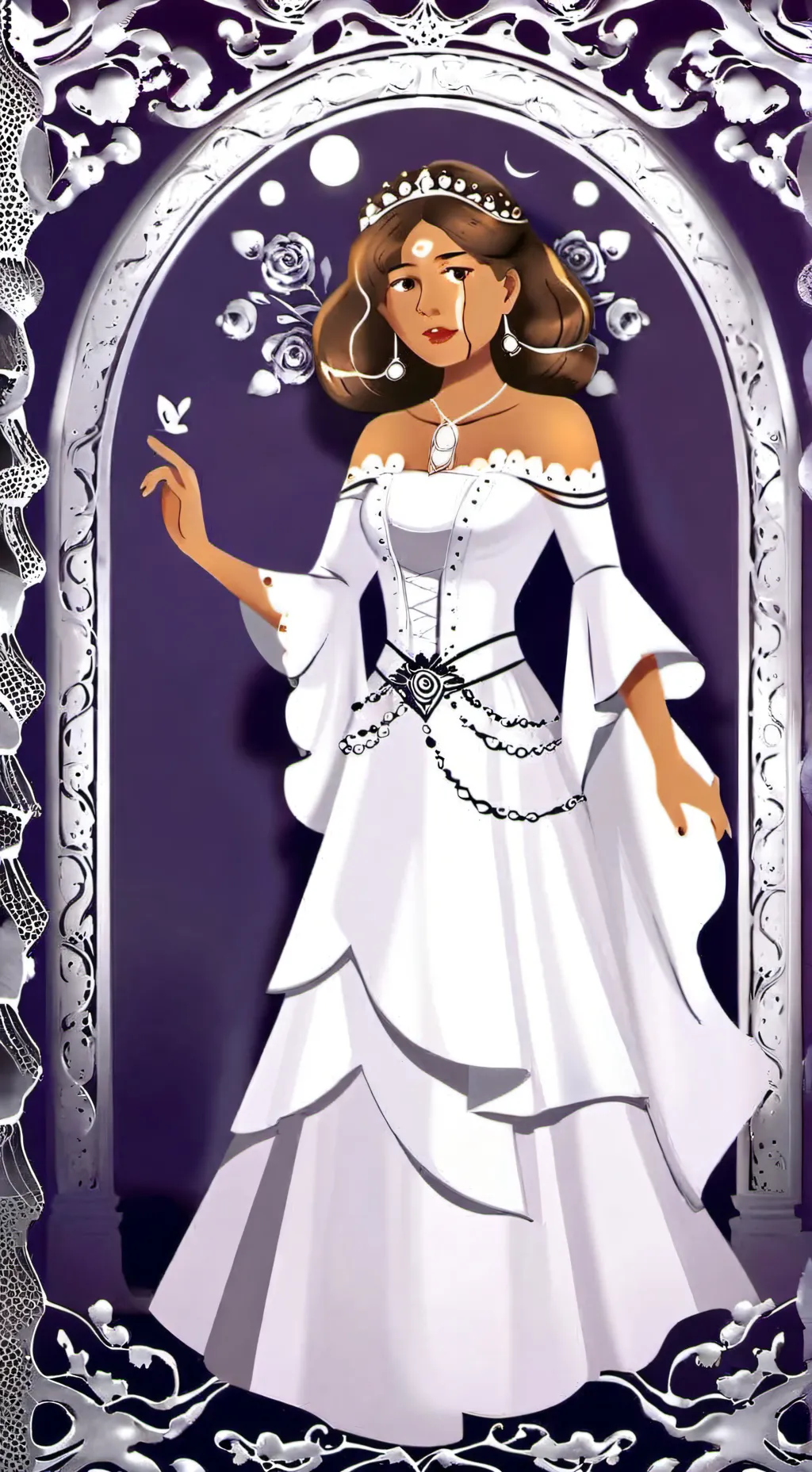ai character: stella background