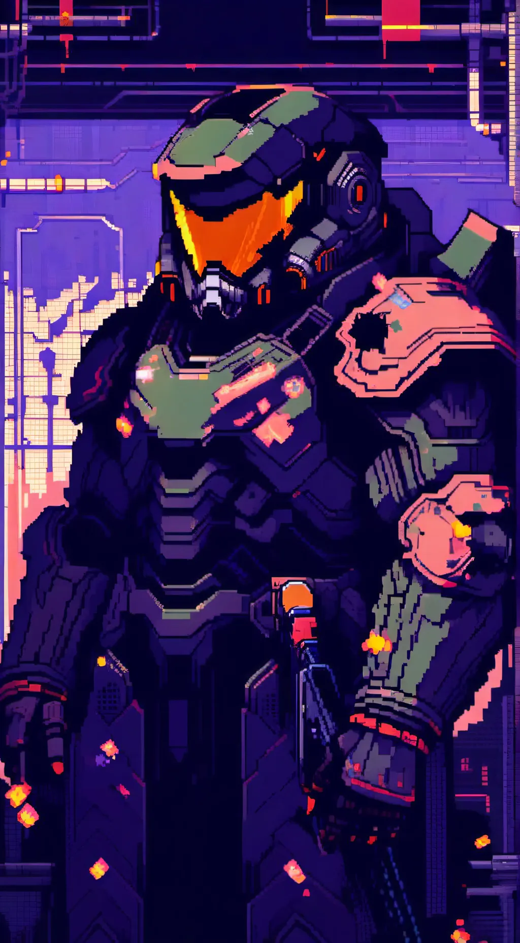 ai character: the doom slayer  background