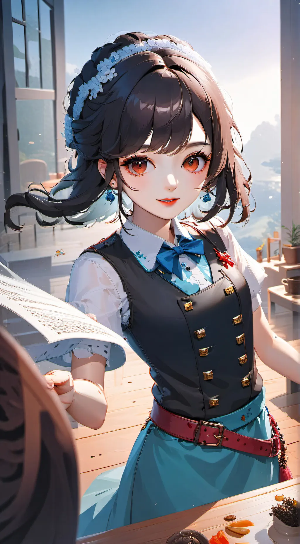 ai character: léo  background
