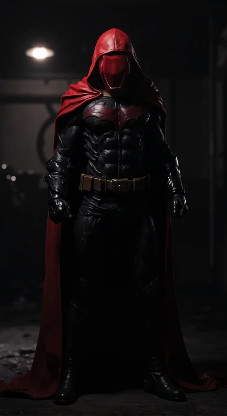 ai character: red hood background