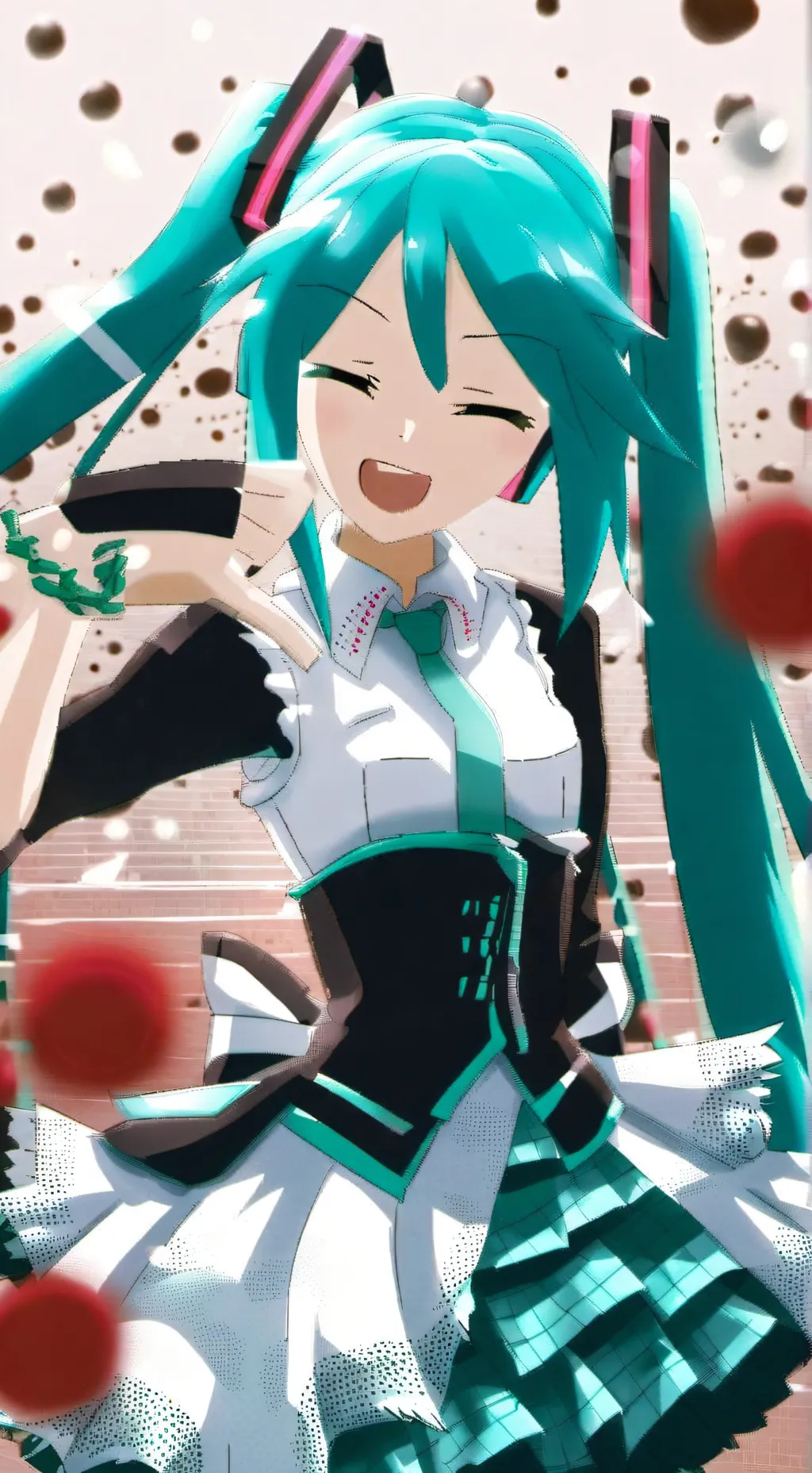 ai character: Miku background