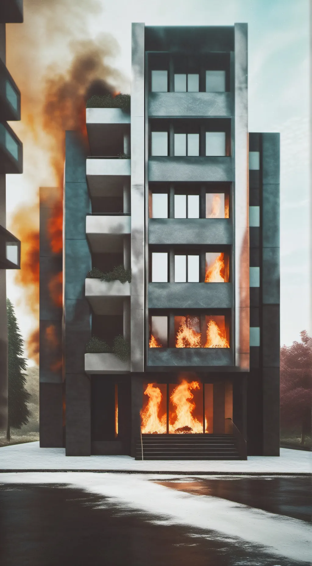 ai character: MHA ON FIRE background