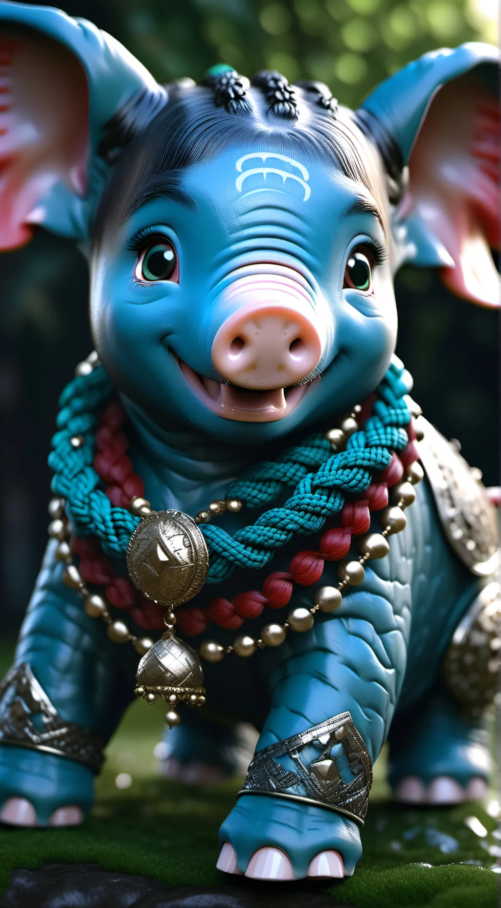 ai character: Piggy background
