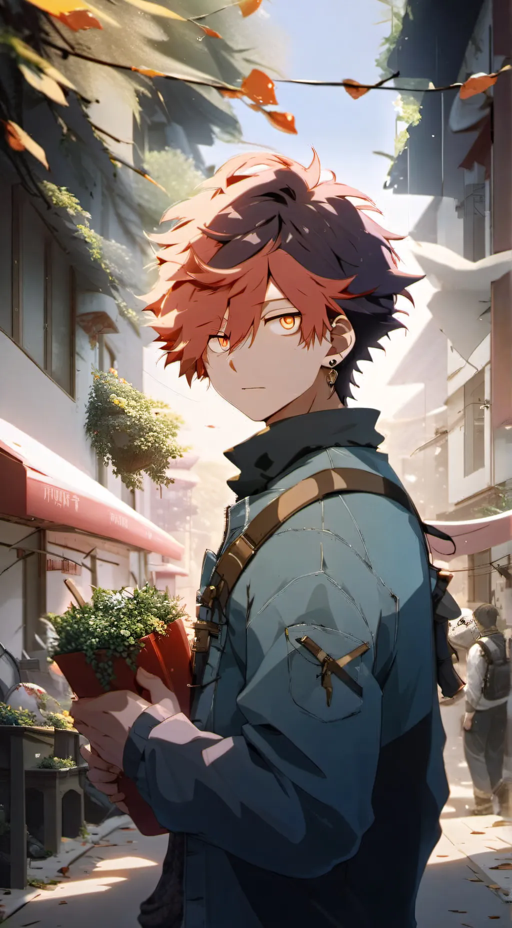ai character: Mha creep background
