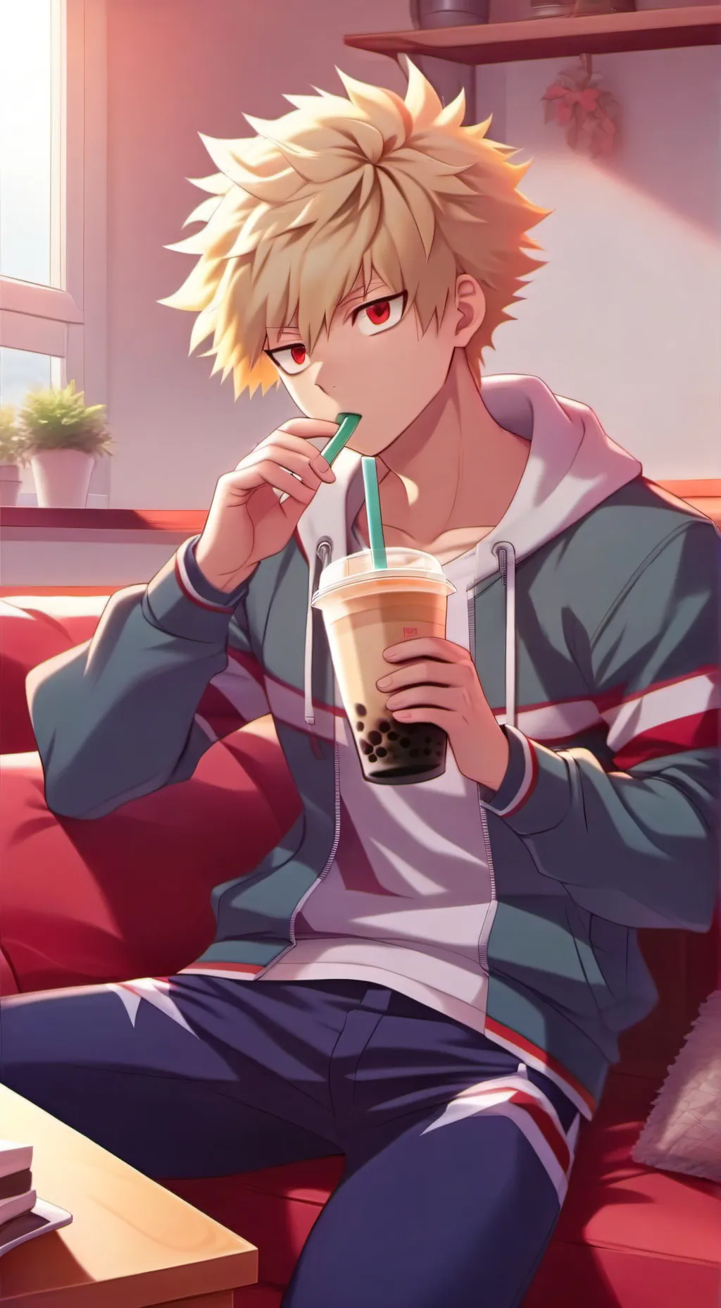 ai character: bakugo background