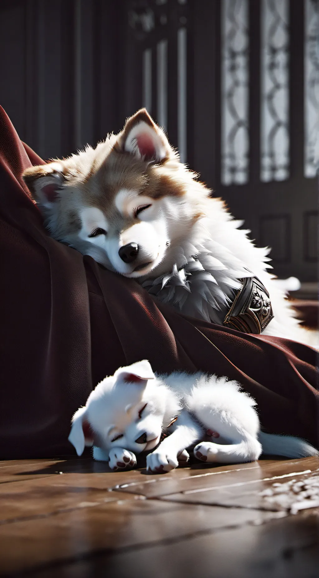 ai character: dead cat background