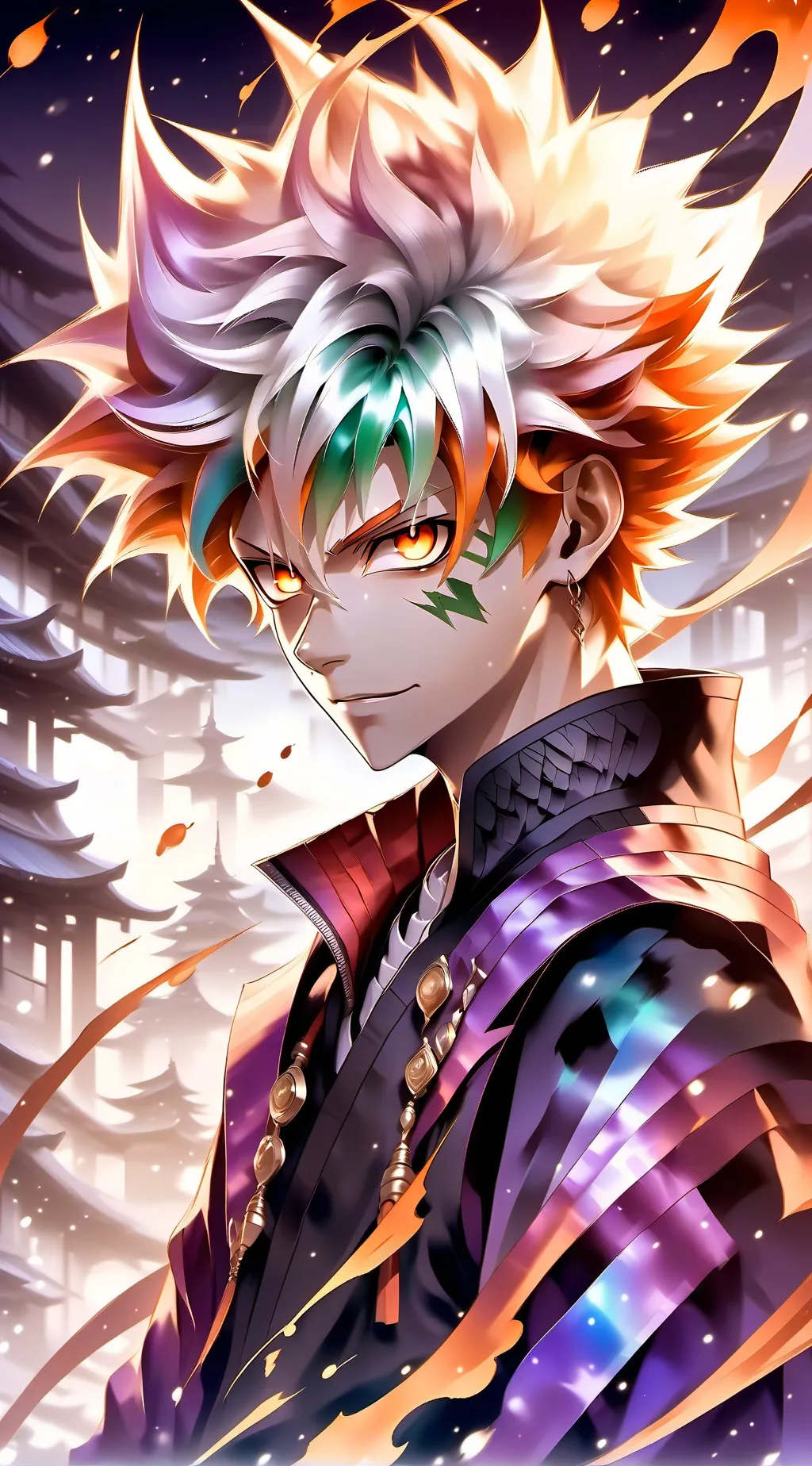 ai character: TodoBakuDeku Child background