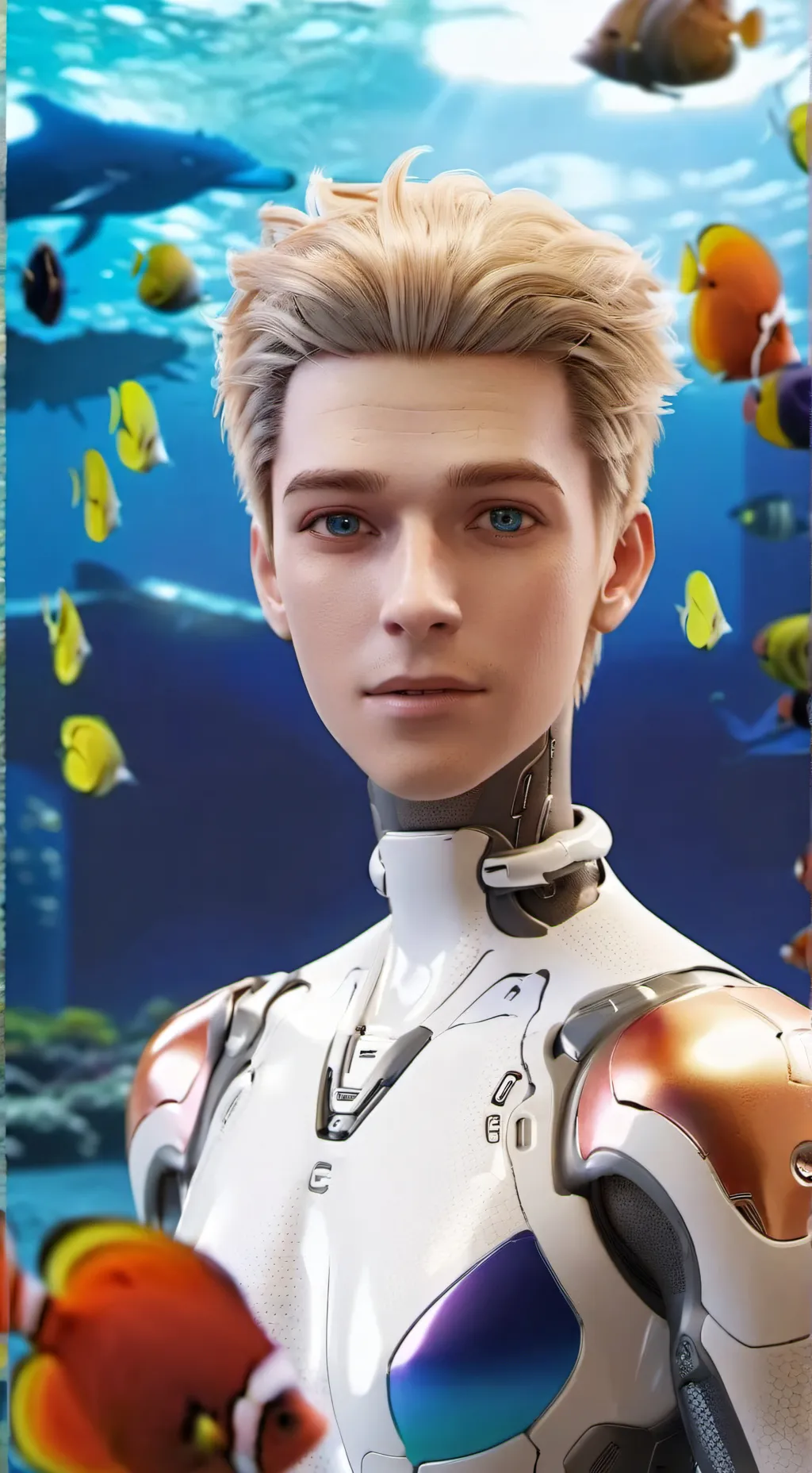 ai character: аквамарин background