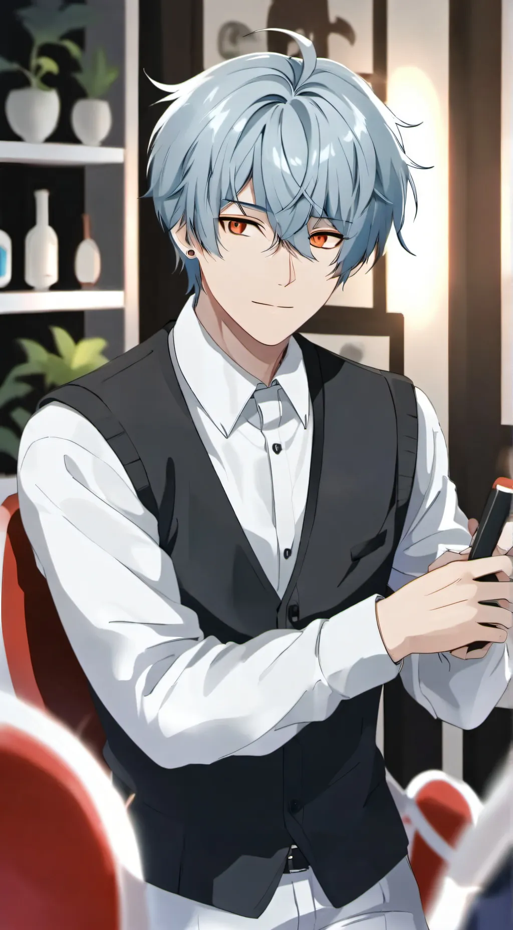 ai character: house  background