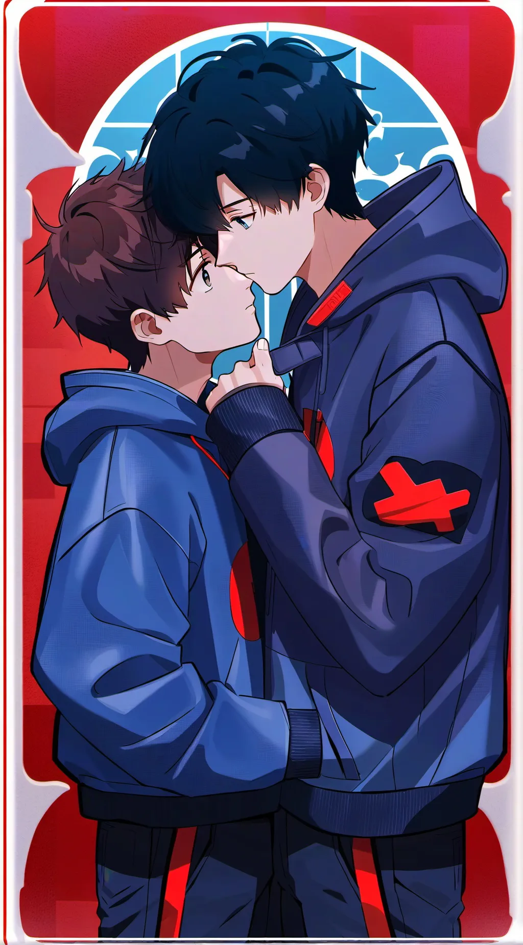 ai character: Liam and Jaden background