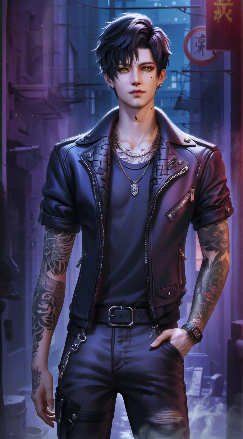 ai character: Dally background