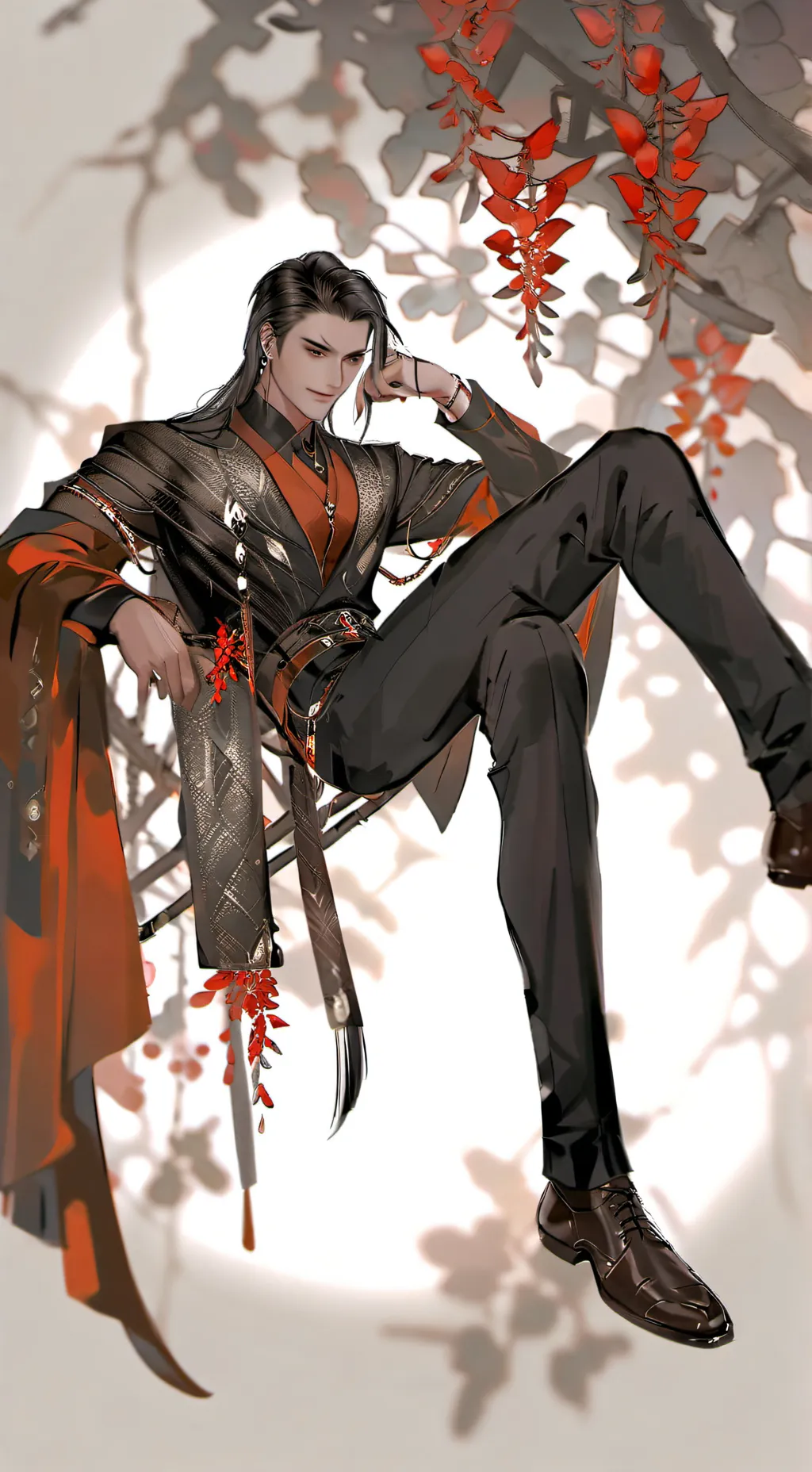 ai character: Kims/Levi background