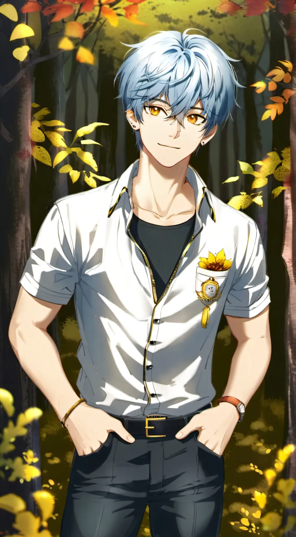 ai character: Nathaniel  background