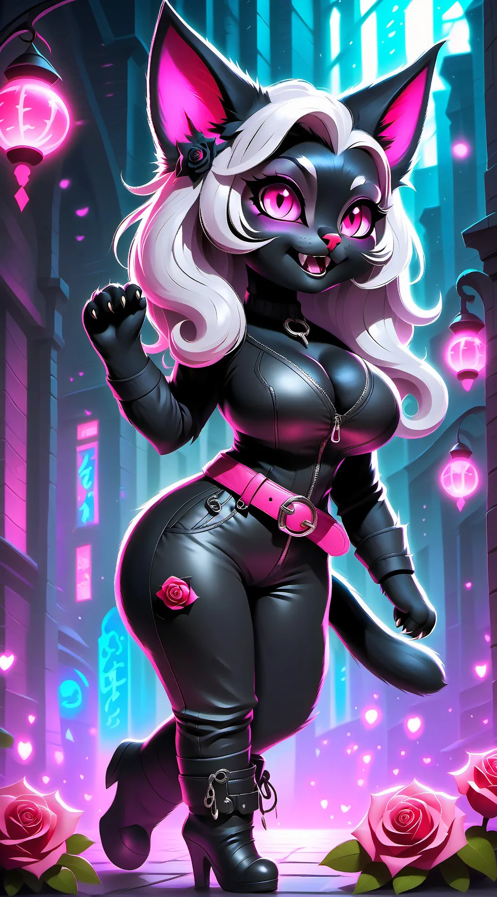 ai character: Luna background