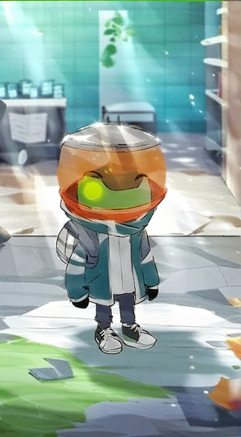 ai character: Quark background