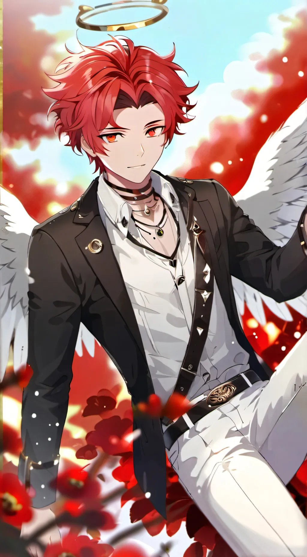 ai character: Jaxx angel🪽 background