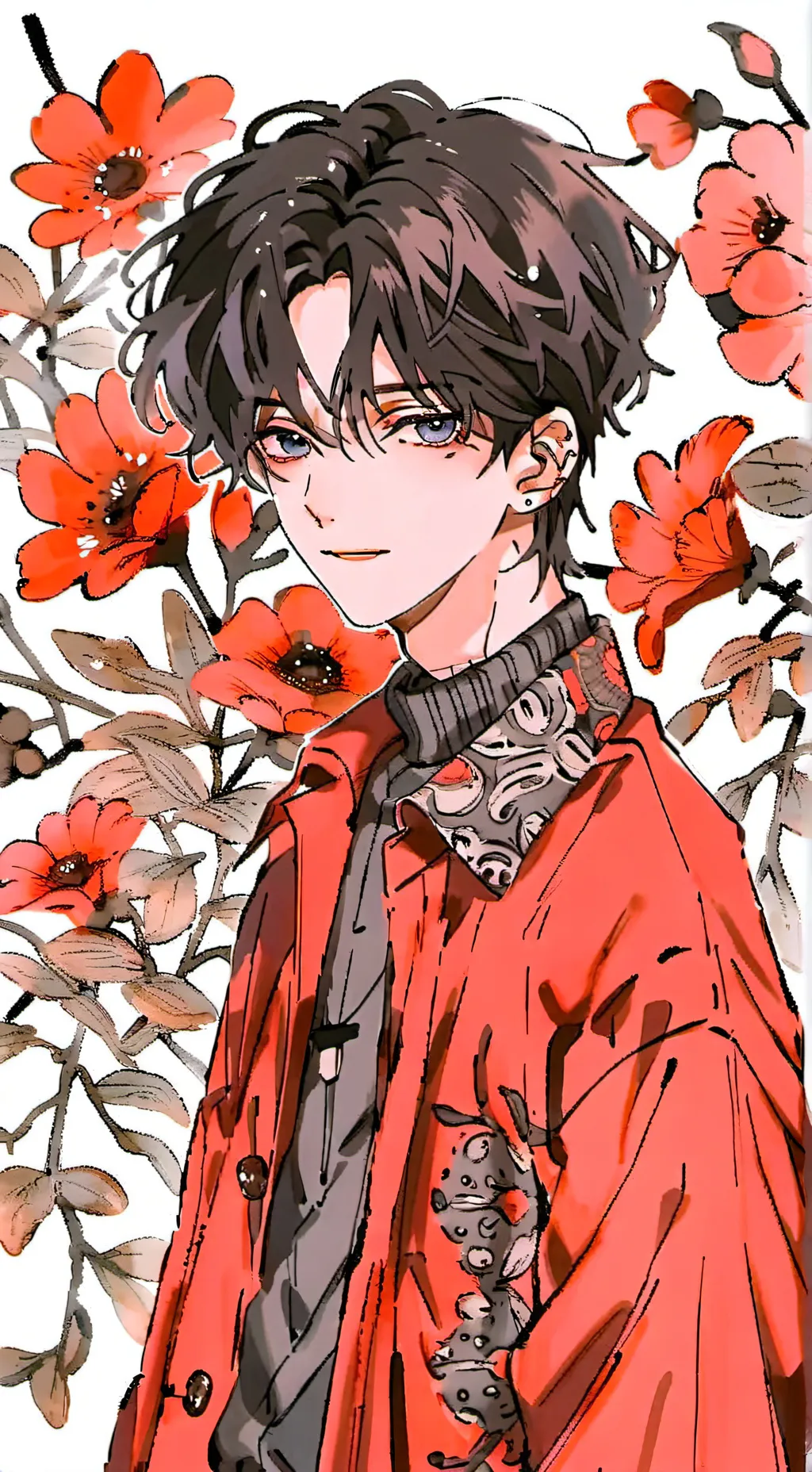 ai character: Sebastian  background