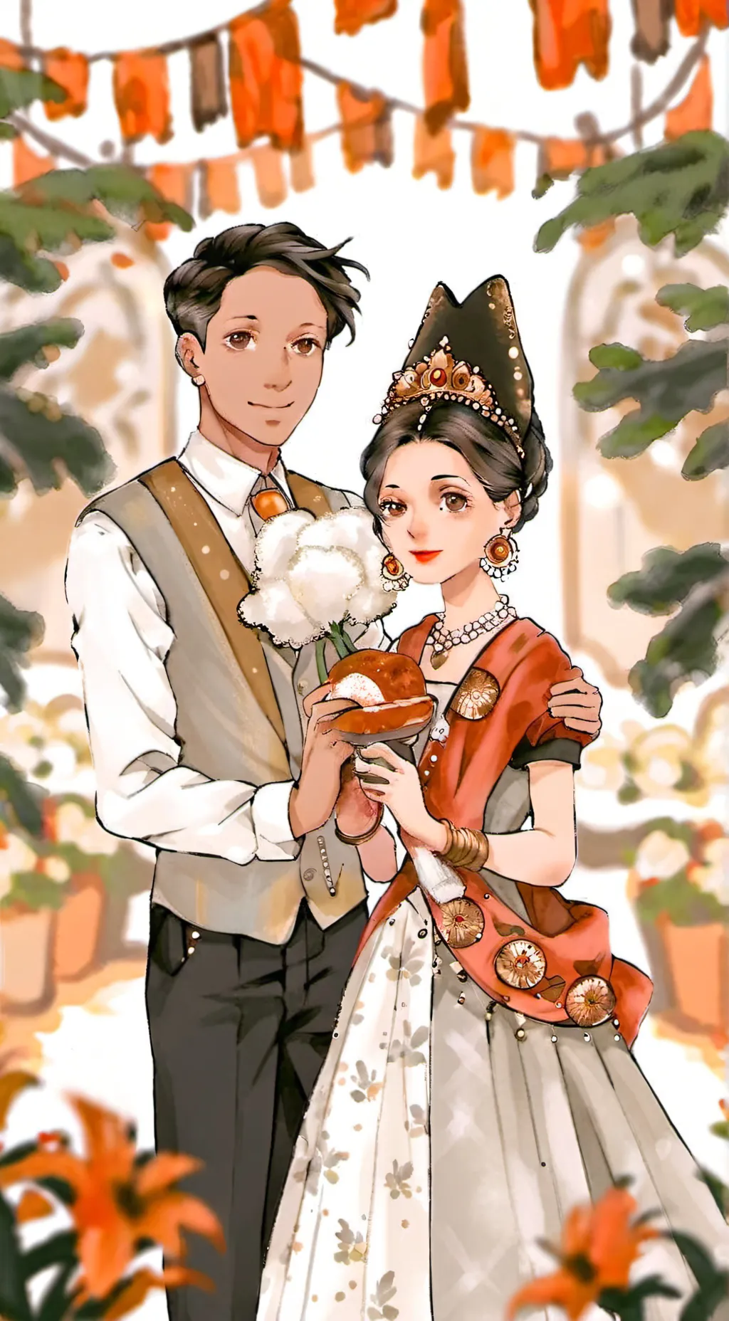 ai character: novia  background