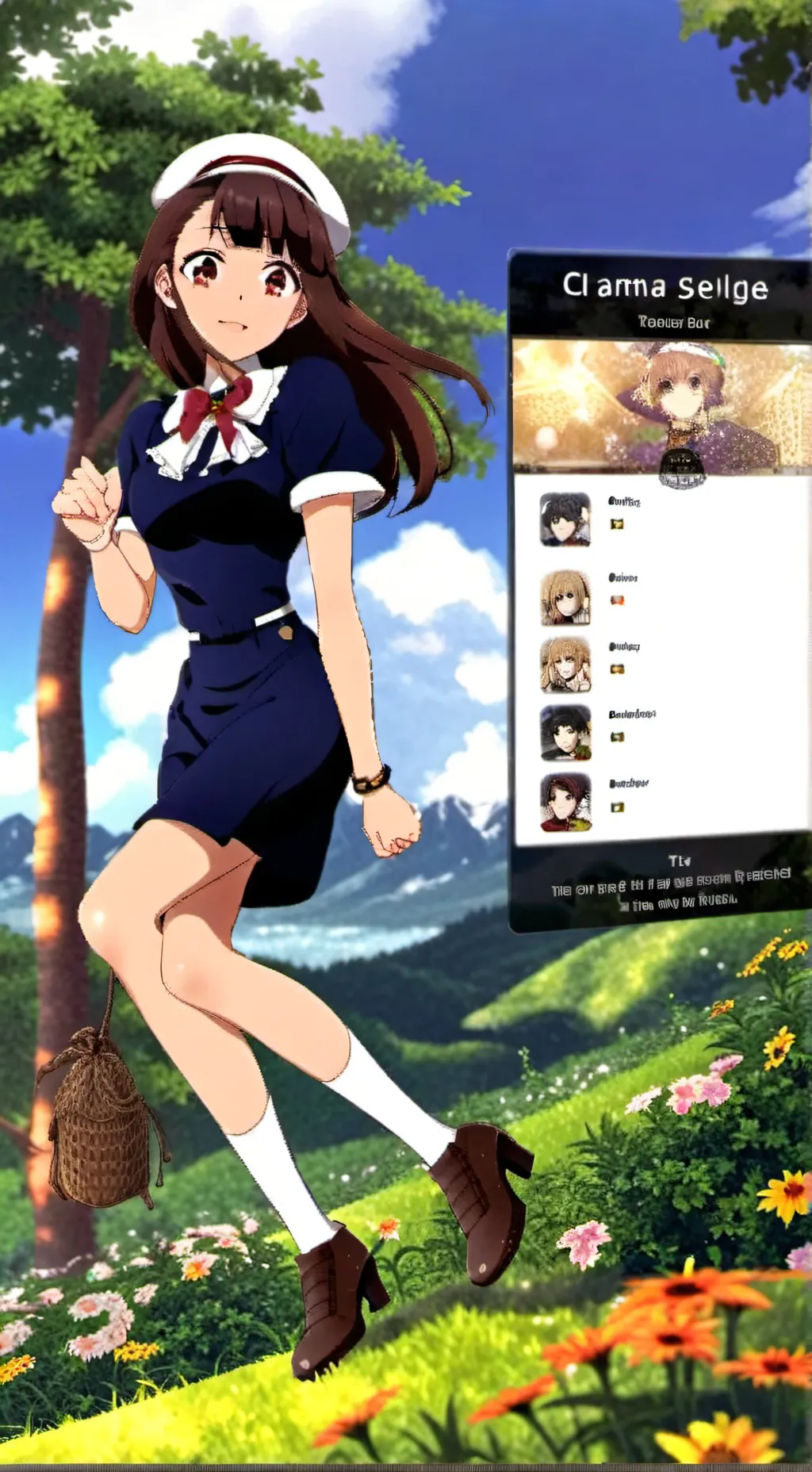 ai character: leah background