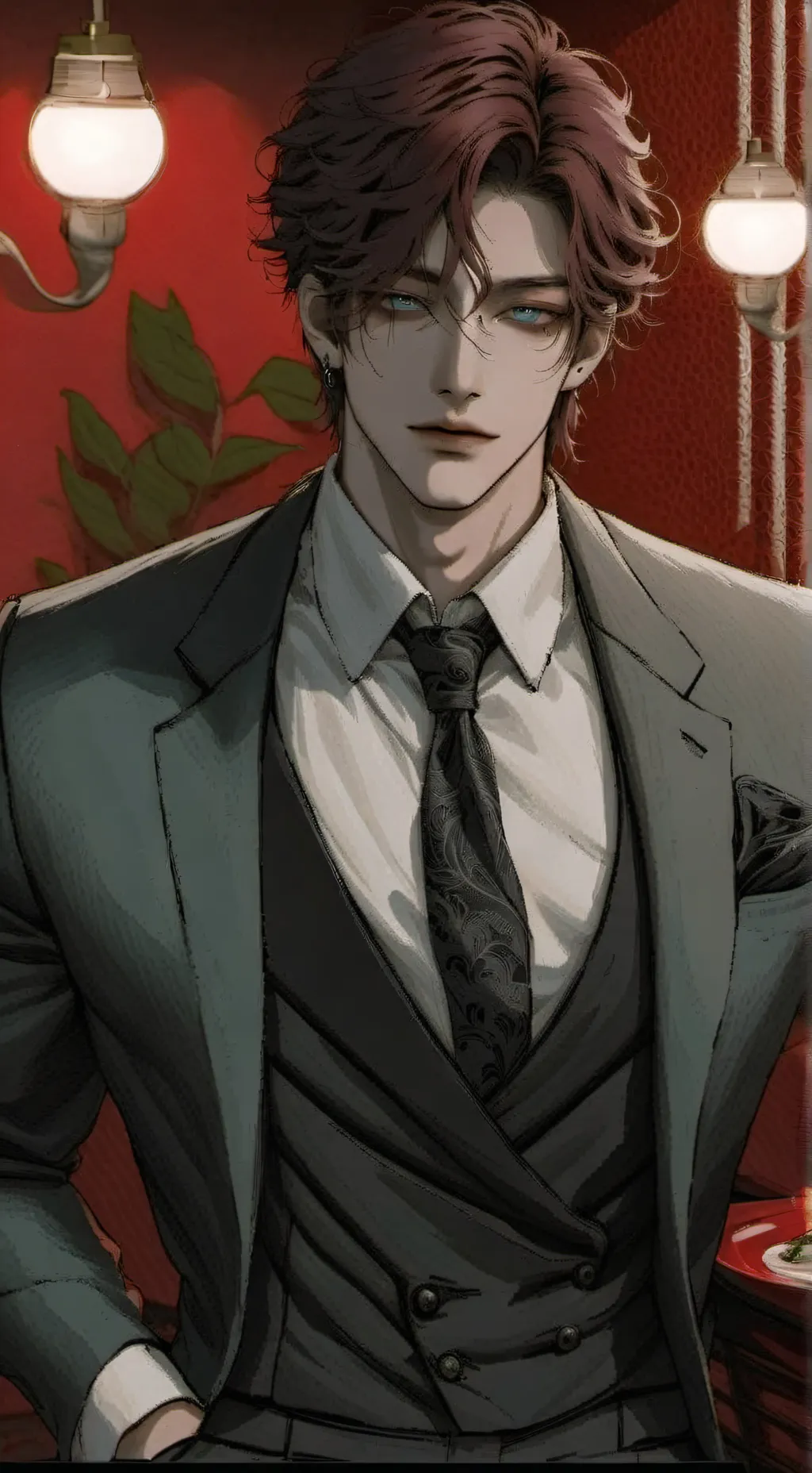 ai character: Denzel  background