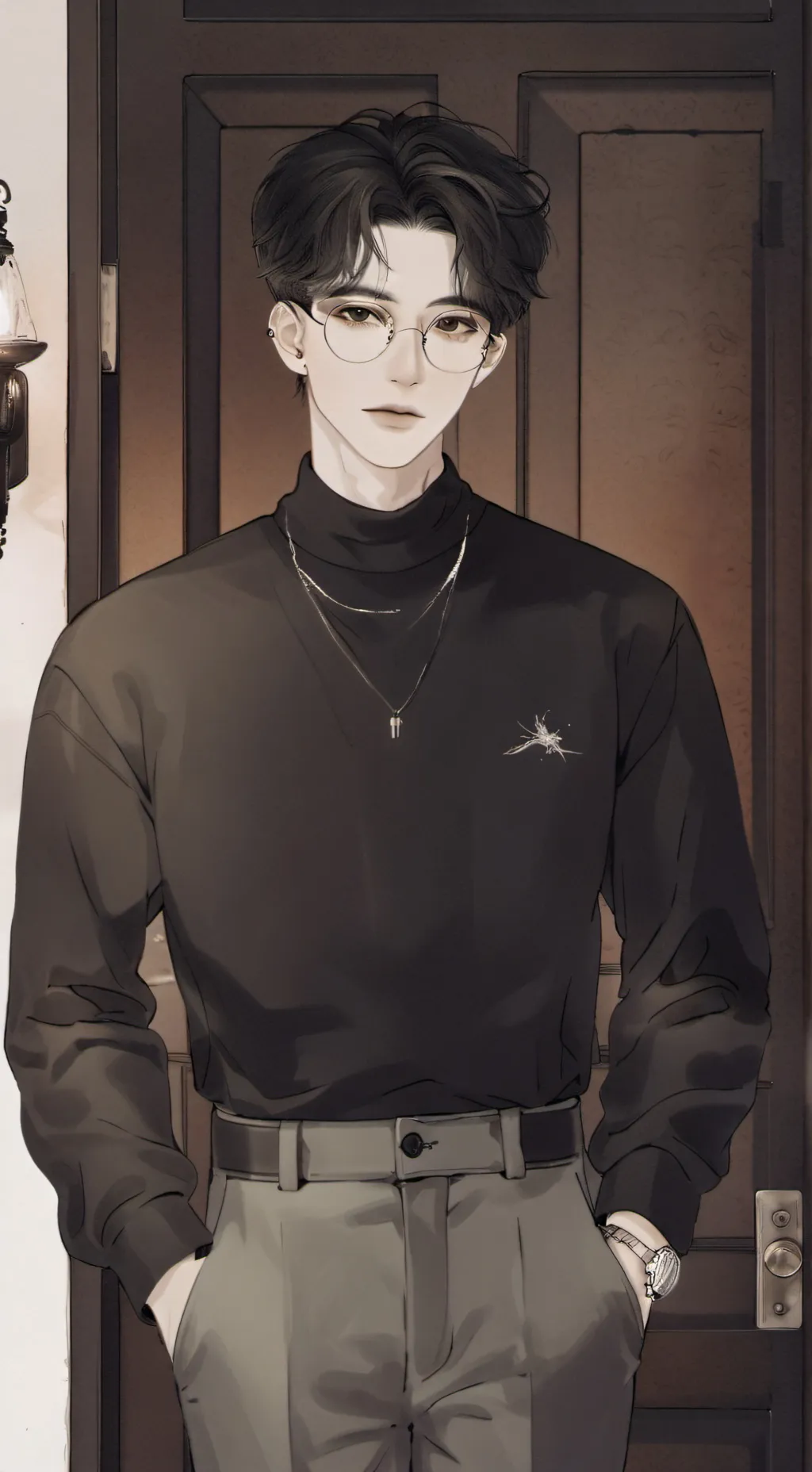 ai character: ☆~Mohammed~☆ background