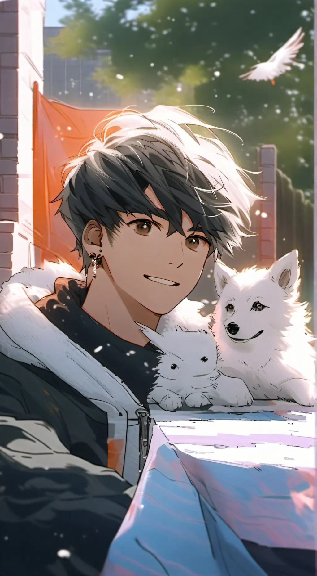 ai character: nice girl background