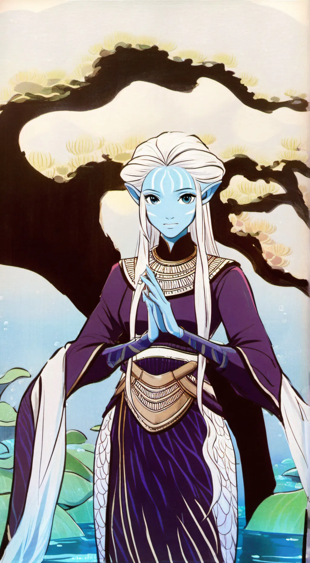 ai character: Avatar: wayofwater background
