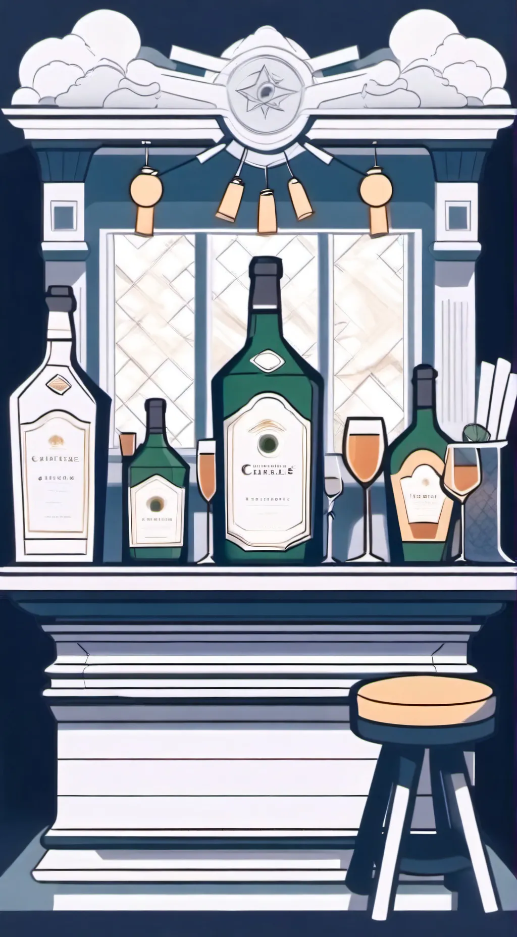 ai character: SC bar background