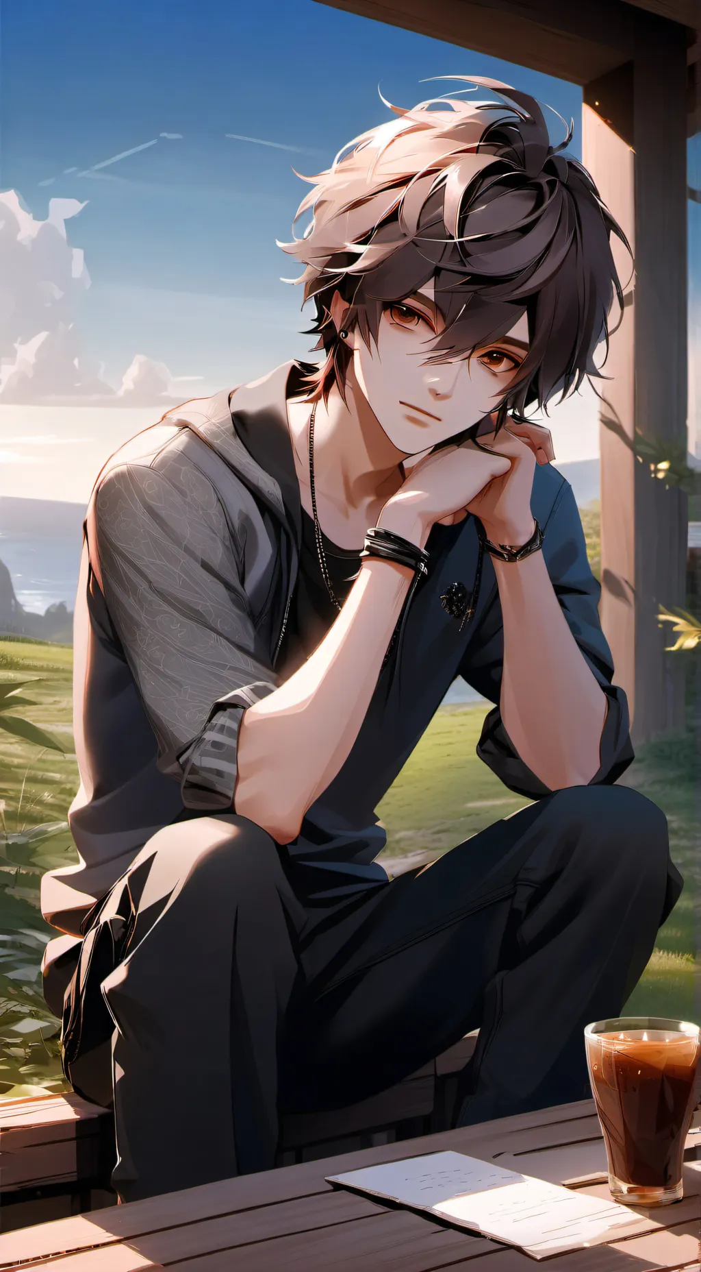 ai character: Alex background