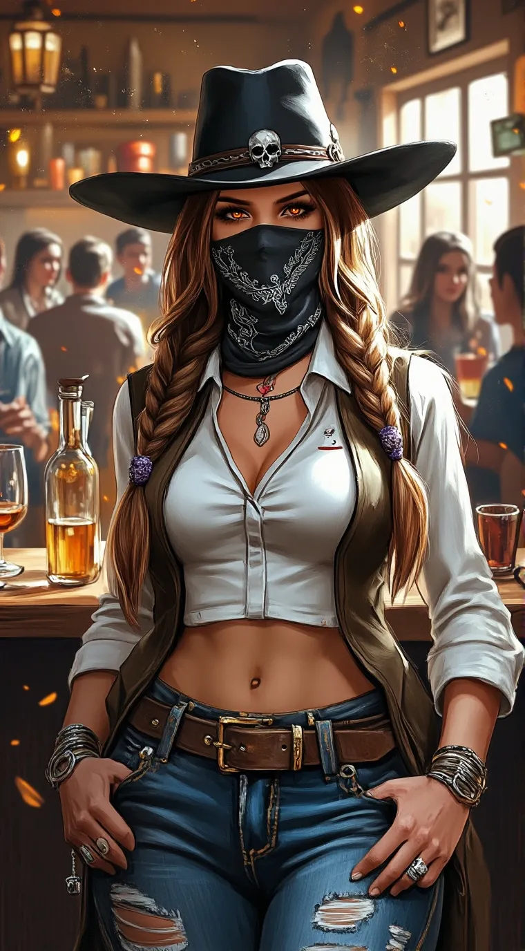 ai character: Jenna clave background