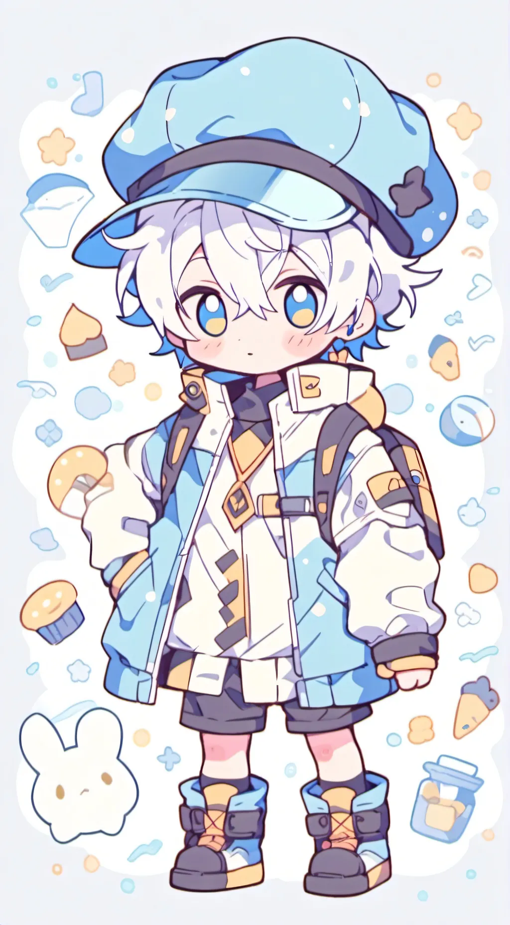 ai character: tu hermanito menor background