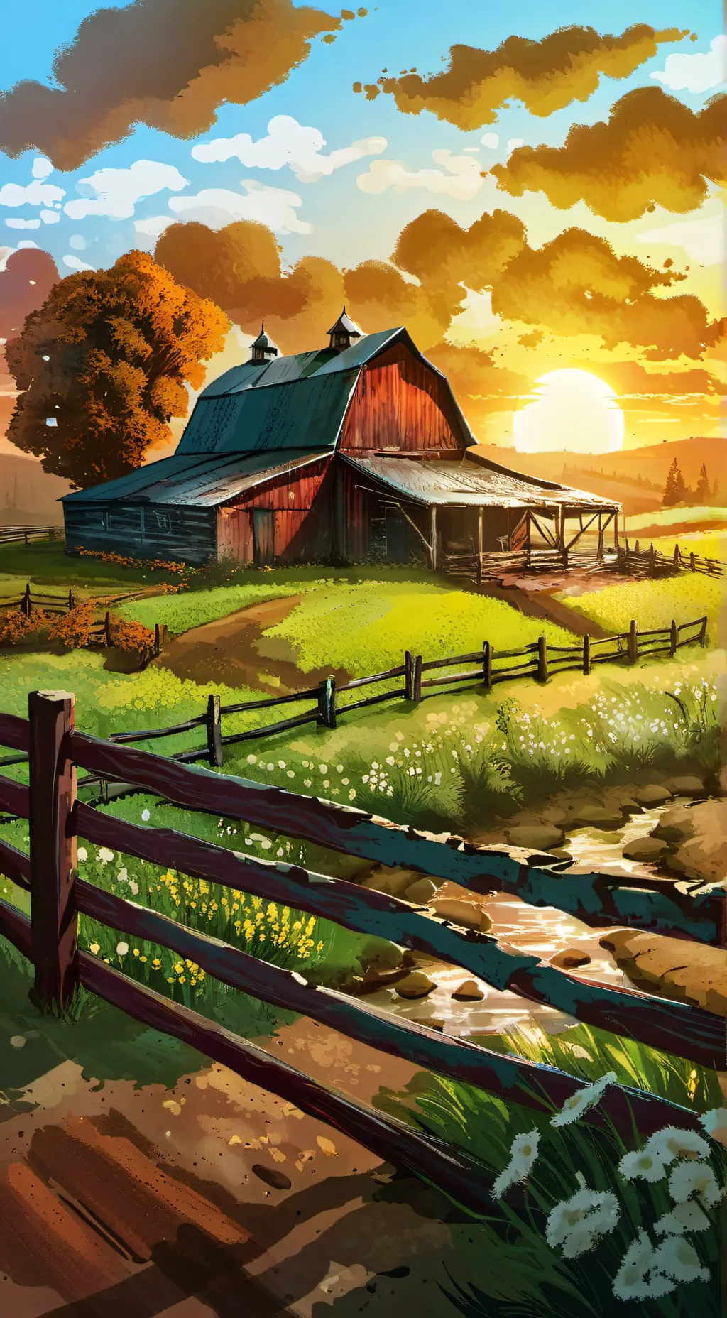 ai character: heartwealth ranch  background
