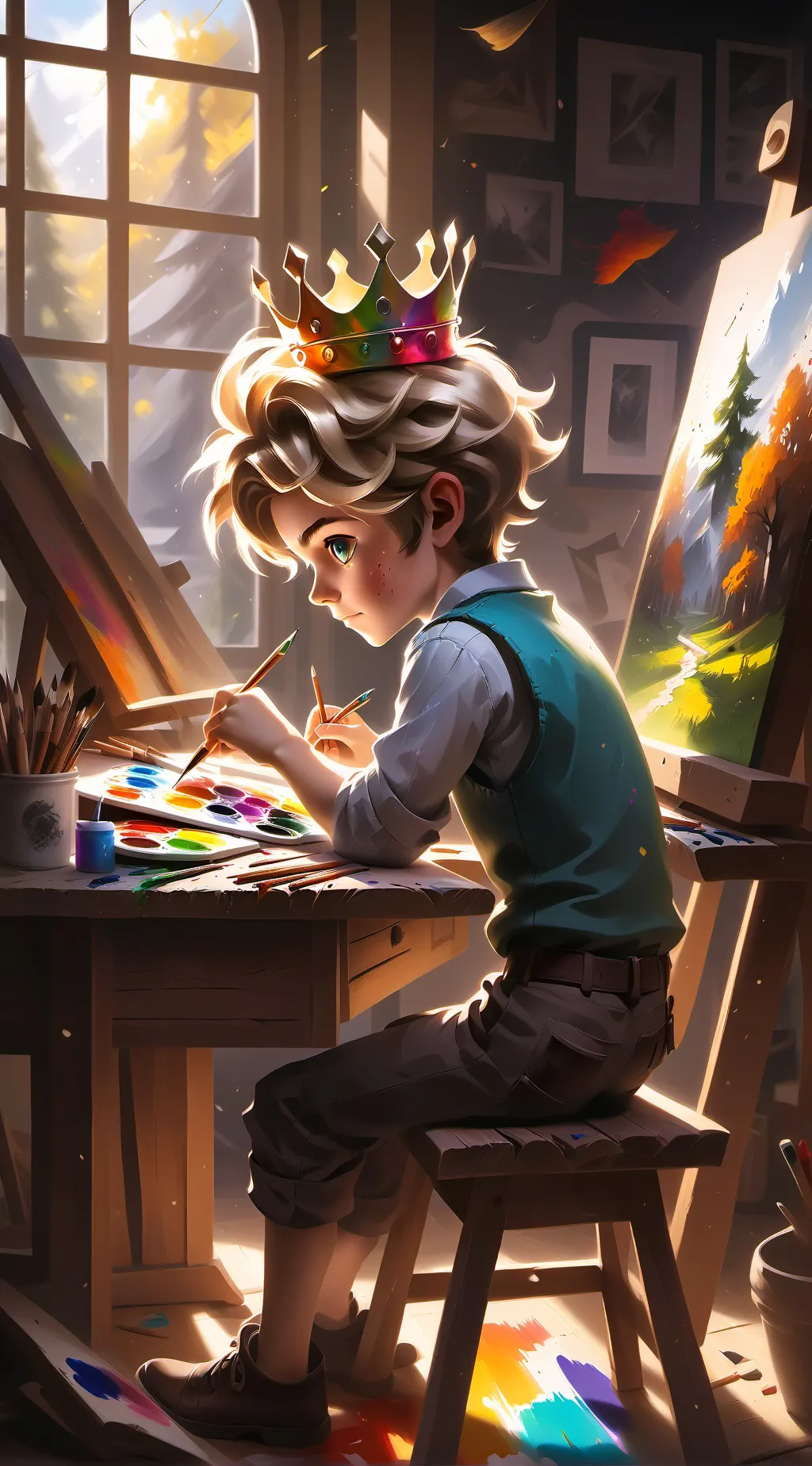 ai character: Baby background